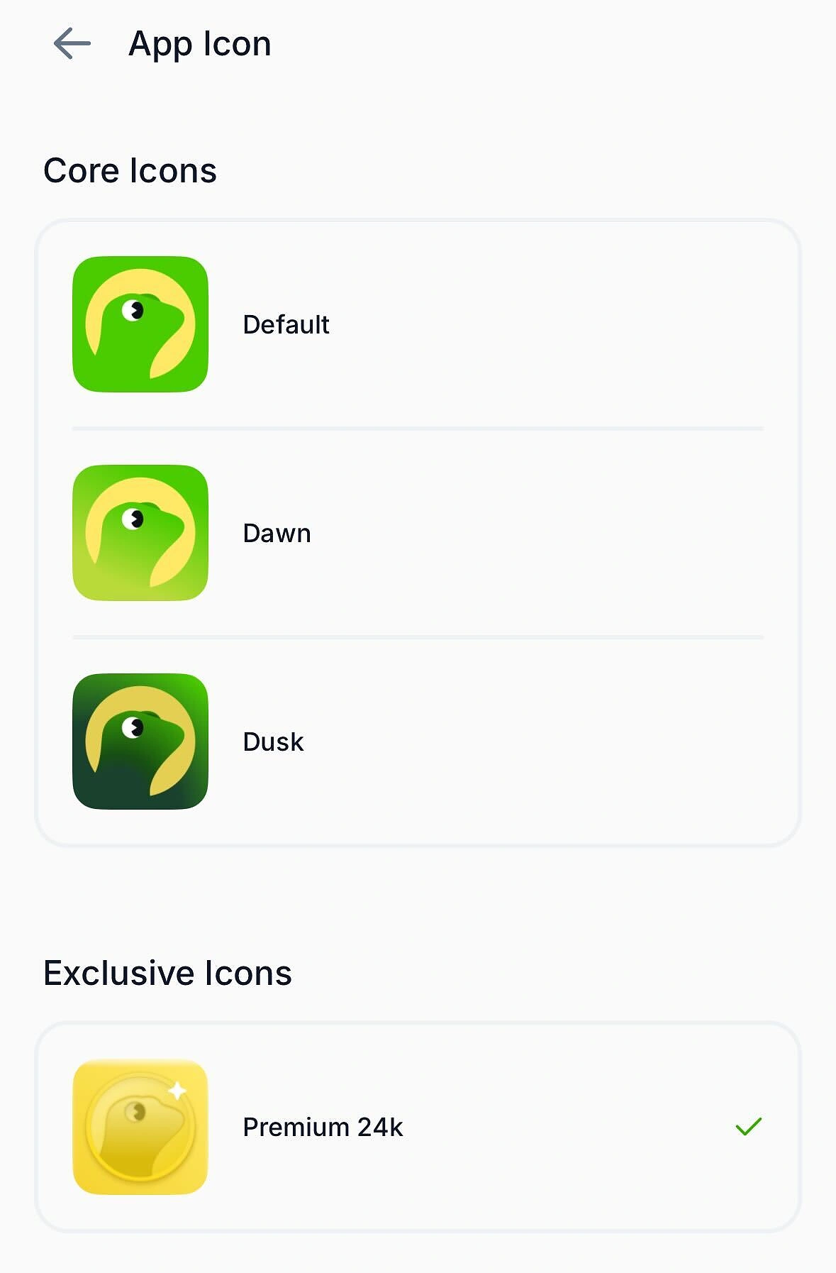 CoinGecko App Icons