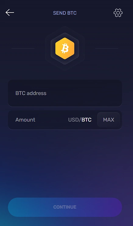 sending bitcoin exodus