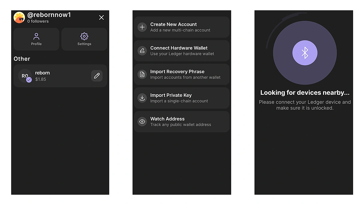Connect Ledger to Phantom Wallet