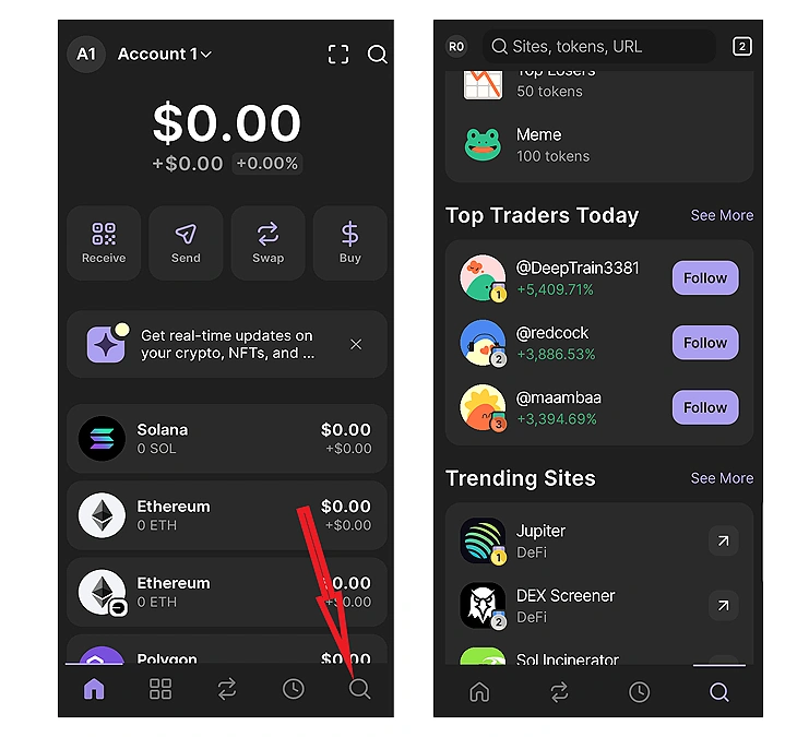 Social Feed and Discovery on Phantom Wallet