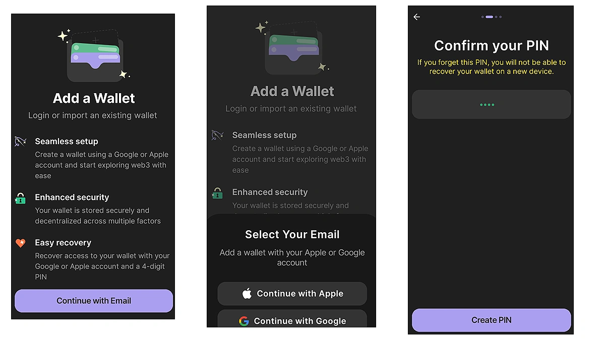 Seedless Login on Phantom