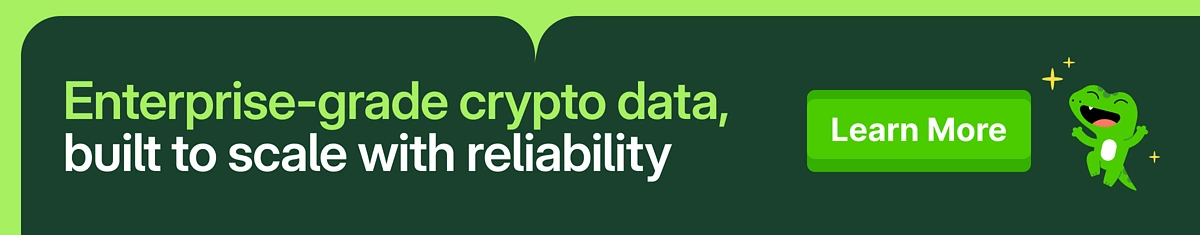 Enterprise Grade Crypto API 