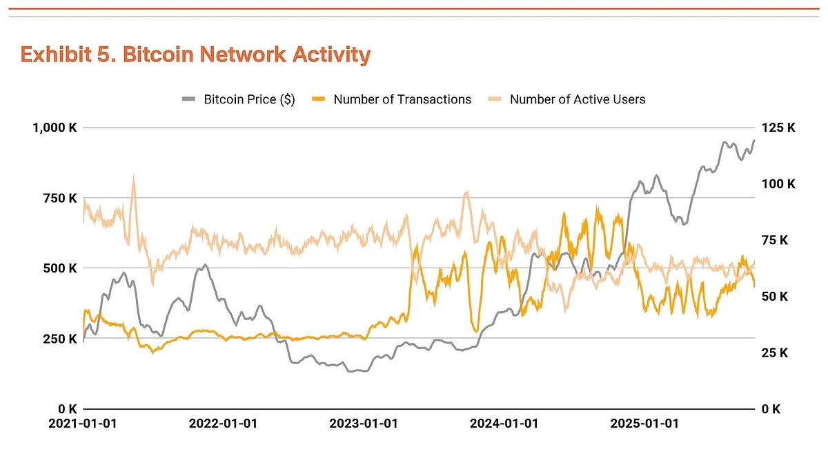 Bitcoin network activity